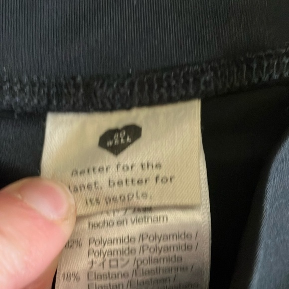 Madewell MWL Classic Black High Waited Leggings - Picture 5 of 5